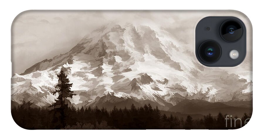 Mountain iPhone 14 Case featuring the photograph Mount Rainer by Kathleen Gauthier
