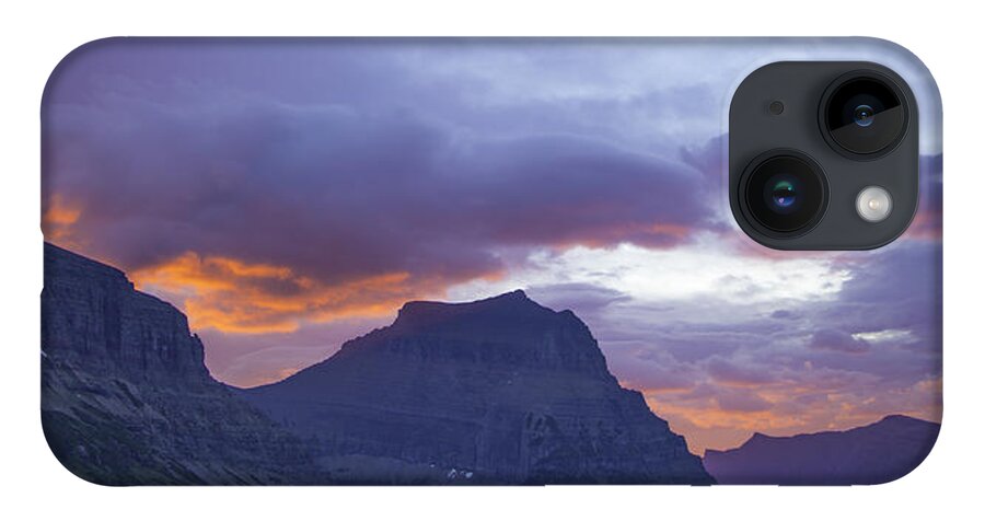 Alex Blondeau iPhone 14 Case featuring the photograph Sunrise over Going to the Sun Mountain by Alex Blondeau