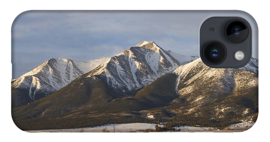 Colorado iPhone 14 Case featuring the photograph Mt. Princeton Sunrise by Aaron Spong
