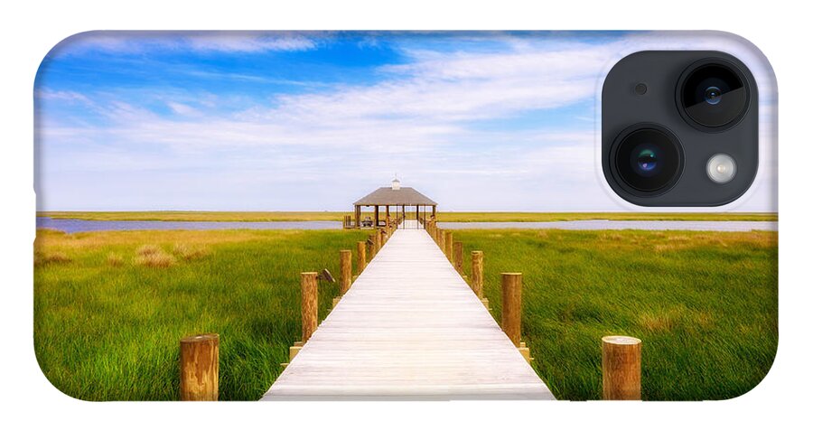 Gulf Of Mexico iPhone 14 Case featuring the photograph Lonely Pier I by Raul Rodriguez