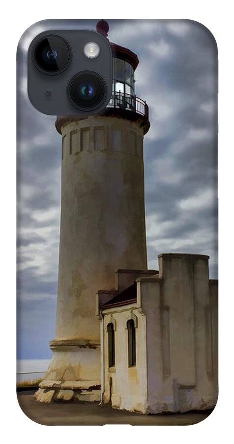 North Head Lighthouse iPhone 14 Case featuring the photograph North Head Lighthouse by Cathy Anderson