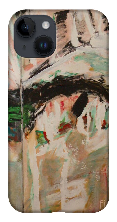 Time iPhone 14 Case featuring the painting Nostalgies Of Venice by Fereshteh Stoecklein