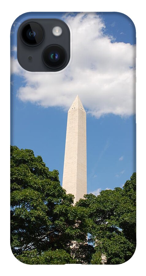 Washington iPhone Case featuring the photograph Obelisk Rises Into the Clouds by Kenny Glover