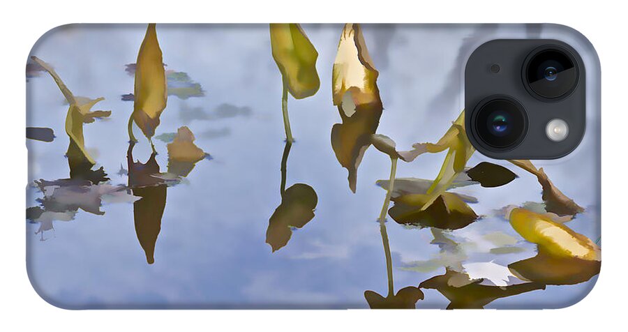 Abstract iPhone 14 Case featuring the photograph On the Canal by David Letts