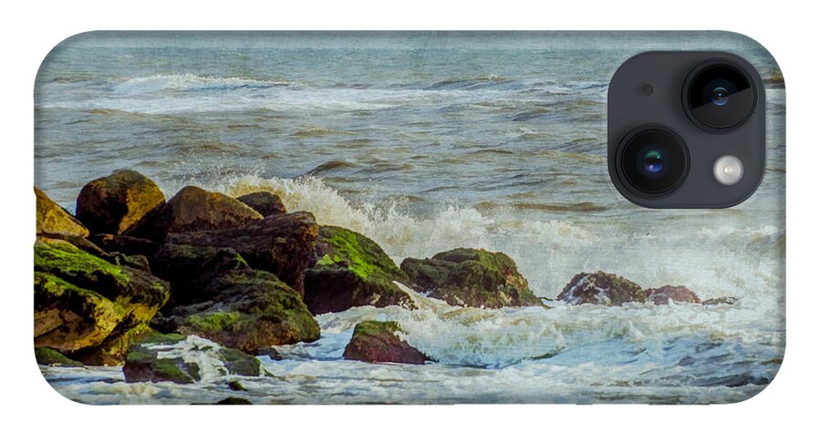 Rocks iPhone 14 Case featuring the photograph On The Rocks by Cathy Kovarik