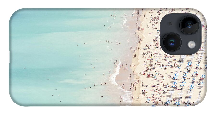 Summer iPhone 14 Case featuring the photograph Ondarreta Beach, San Sebastian, Spain by John Harper