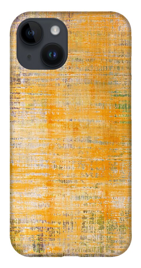 Derek Kaplan Art iPhone Case featuring the painting Opt.55.14 Coming Out Of The Dark by Derek Kaplan