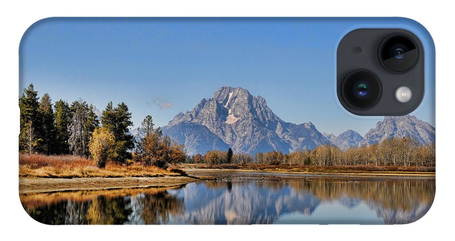 Teton iPhone 14 Case featuring the photograph Oxbow Bend by David Armstrong