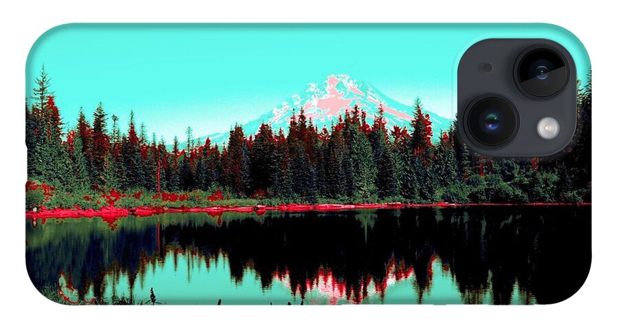 Mirror Lake iPhone 14 Case featuring the photograph Peak Performance by Laureen Murtha Menzl