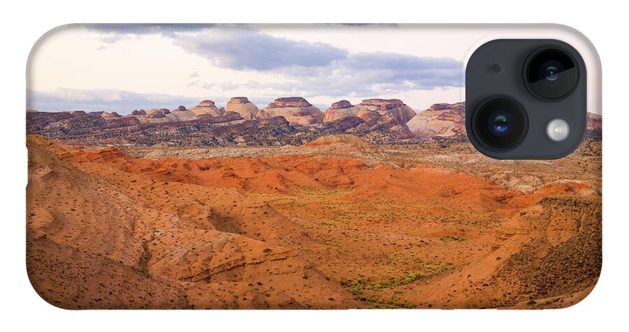 00431163 iPhone 14 Case featuring the photograph Peaks And Buttes, Capitol Reef by Yva Momatiuk John Eastcott
