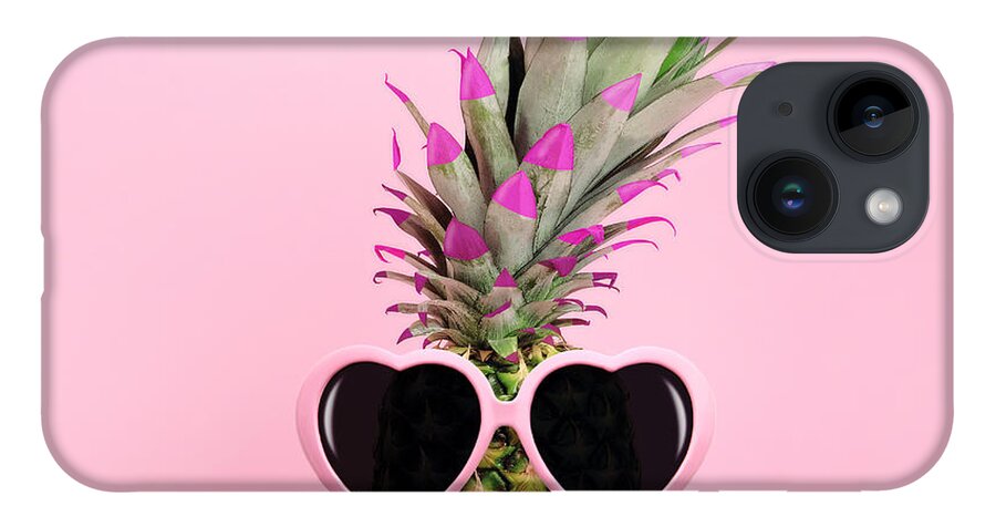 Food iPhone Case featuring the photograph Pineapple Wearing Sunglasses by Juj Winn