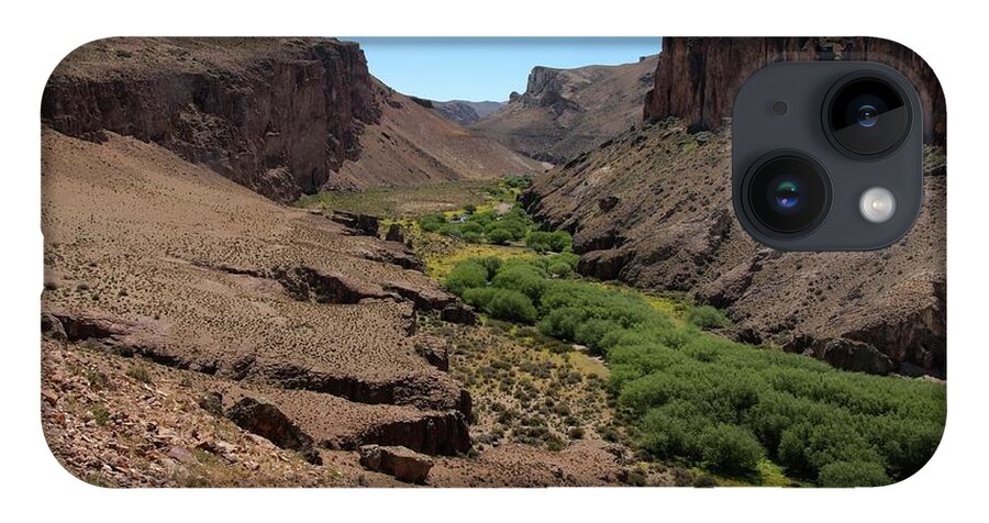 Cueva De Las Manos iPhone 14 Case featuring the photograph Pinturas River Canyon by Javier Trueba/msf/science Photo Library