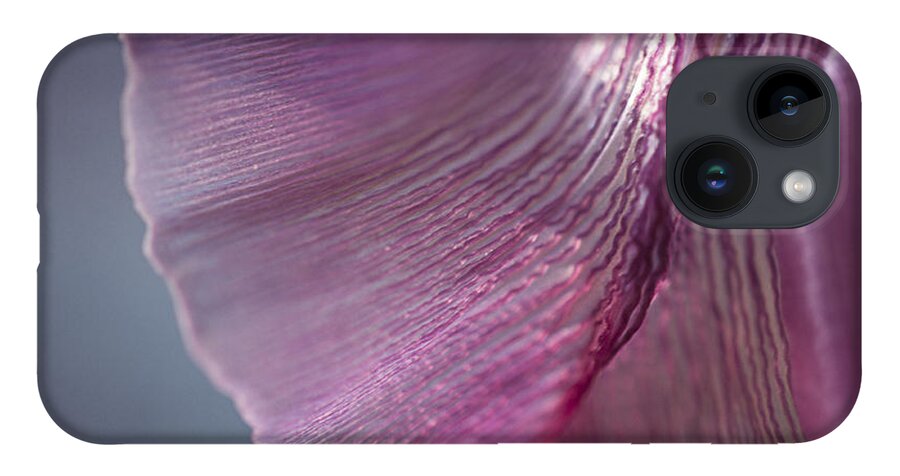 Tulip iPhone 14 Case featuring the photograph Pleated by Terry Rowe