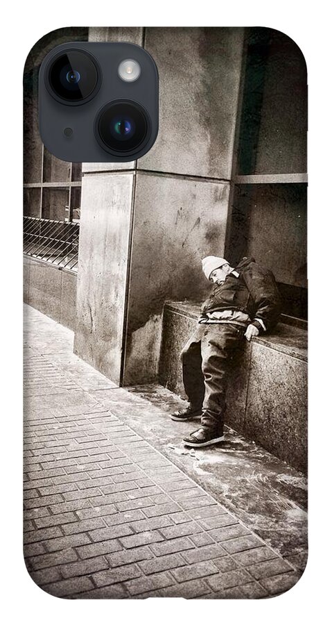 Homeless iPhone 14 Case featuring the photograph Plight by Chris Montcalmo