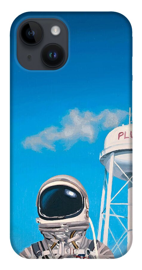 Astronaut iPhone Case featuring the painting Pluto by Scott Listfield