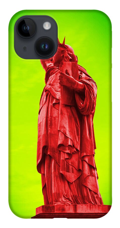 Pop Art iPhone Case featuring the photograph PoP ArT LiBeRtY by Mike McGlothlen