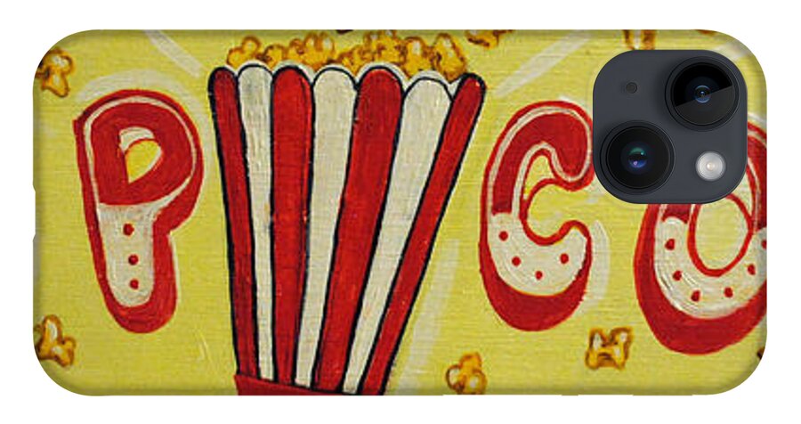 Pop Corn iPhone 14 Case featuring the painting Pop it Up by Patricia Arroyo