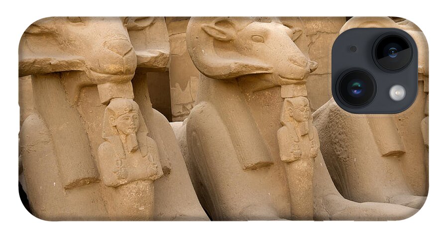 Karnak iPhone 14 Case featuring the photograph Protectors of the Ages by Brenda Kean