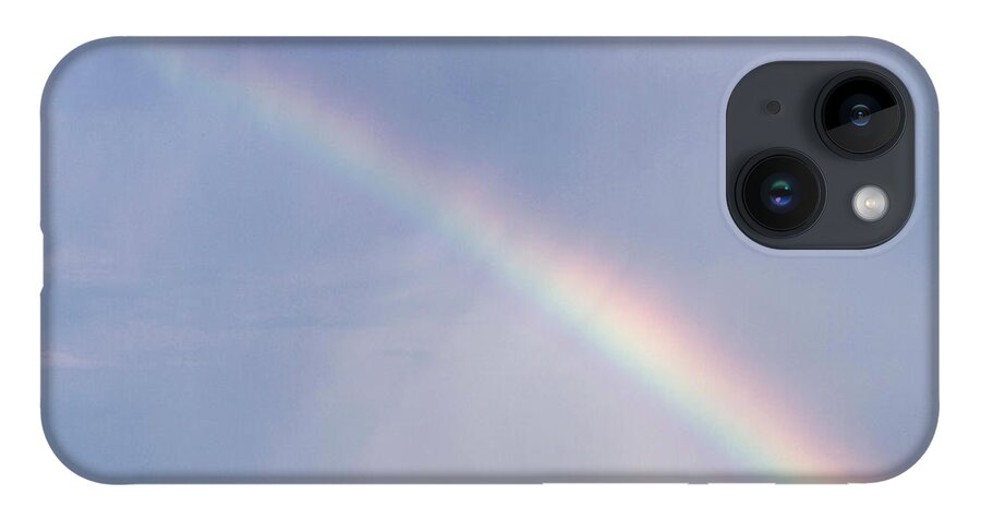 Kansas iPhone 14 Case featuring the photograph Rainbow and oil pump by Rob Graham