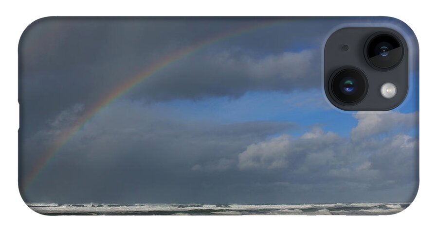 Winter iPhone 14 Case featuring the photograph Rainbow Sea by Jeanette French