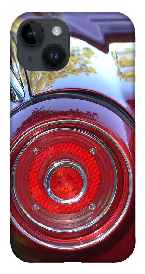 Red iPhone Case featuring the photograph Red Ford Tailight by Dean Ferreira