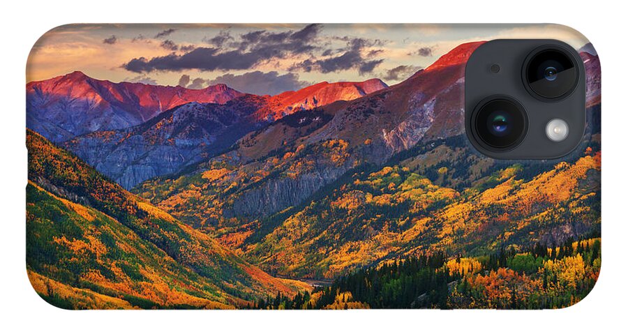 Colorado iPhone 14 Case featuring the photograph Red Mountain Pass Sunset by Darren White