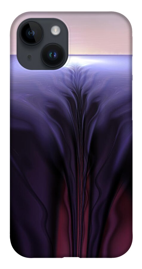 Vic Eberly iPhone 14 Case featuring the digital art Red Sky at Morning by Vic Eberly
