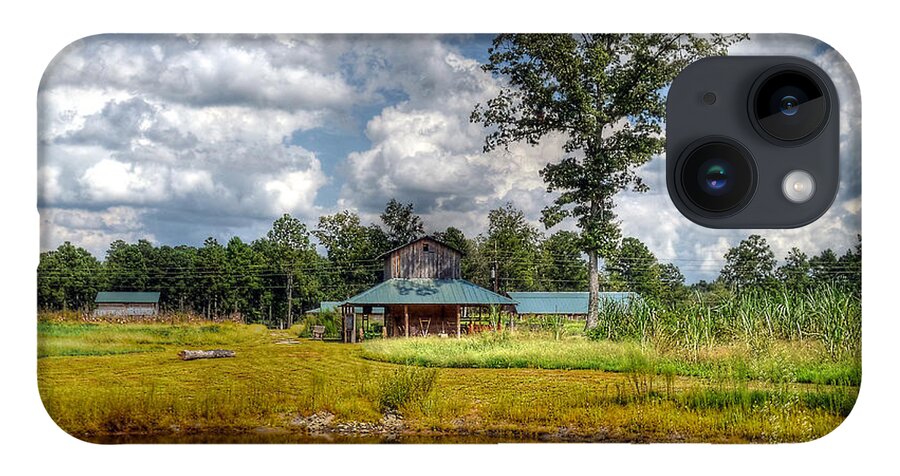 Barn iPhone 14 Case featuring the photograph Reflection Of A Farm House by Kathy Baccari