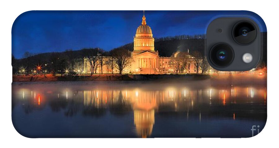 West Virginia Capitol iPhone Case featuring the photograph Reflections Of The West Virginia State Capitol by Adam Jewell
