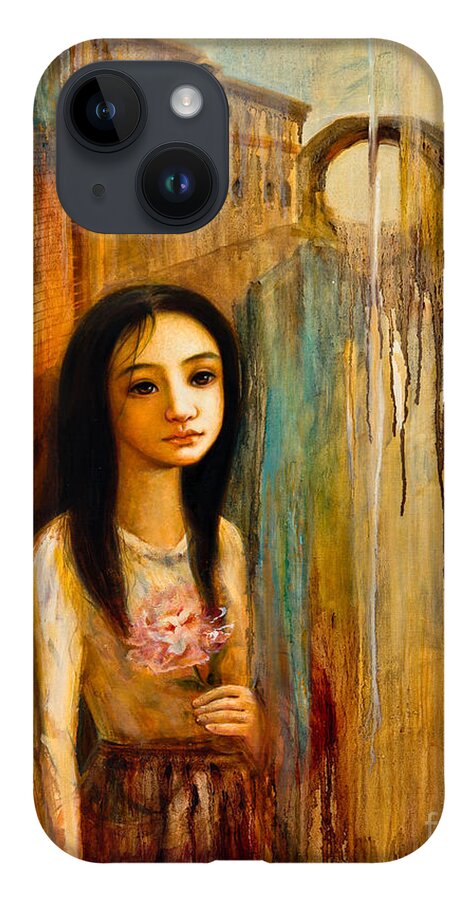 River iPhone 14 Case featuring the painting River of Memory by Shijun Munns