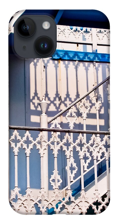 Bars iPhone 14 Case featuring the photograph Riverboat Railings by Christi Kraft