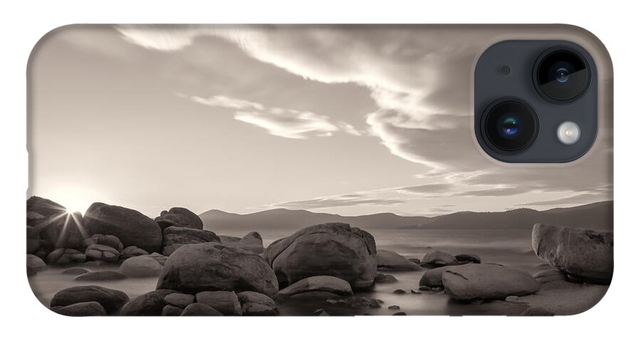 Landscape iPhone 14 Case featuring the photograph Rocky Shore by Jonathan Nguyen