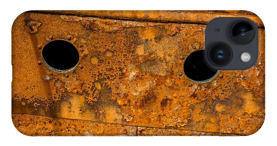 Rust iPhone Case featuring the photograph Rusty Wall Of An Abandoned Ship by Andreas Berthold