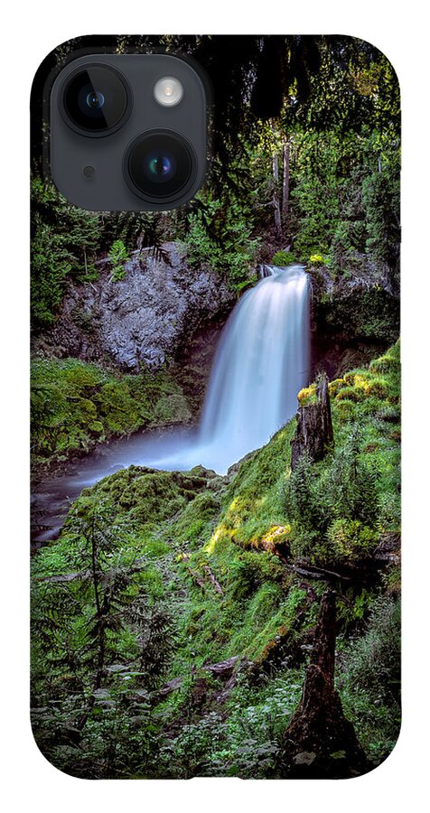 Pacific Northwest iPhone 14 Case featuring the photograph Sahalie Falls by Greg Waddell
