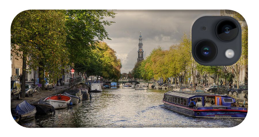 Holland iPhone 14 Case featuring the photograph Sailing in Amsterdam by Uri Baruch