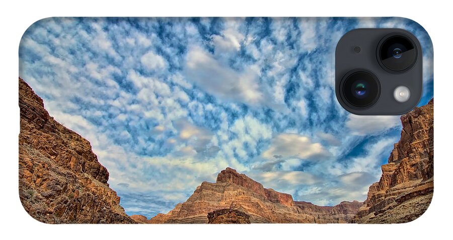 Colorado River iPhone 14 Case featuring the photograph Salt Creek Clouds by Britt Runyon
