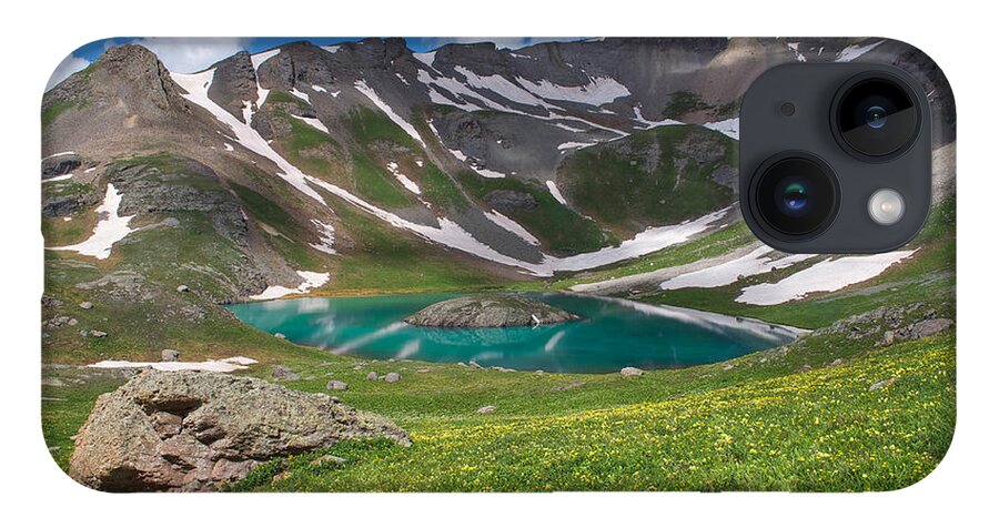 Silverton iPhone 14 Case featuring the photograph San Juan Green by Aaron Spong