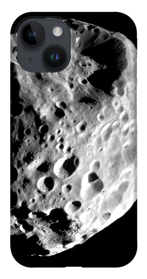 Phoebe iPhone 14 Case featuring the photograph Saturn's Moon Phoebe by Nasa/science Photo Library