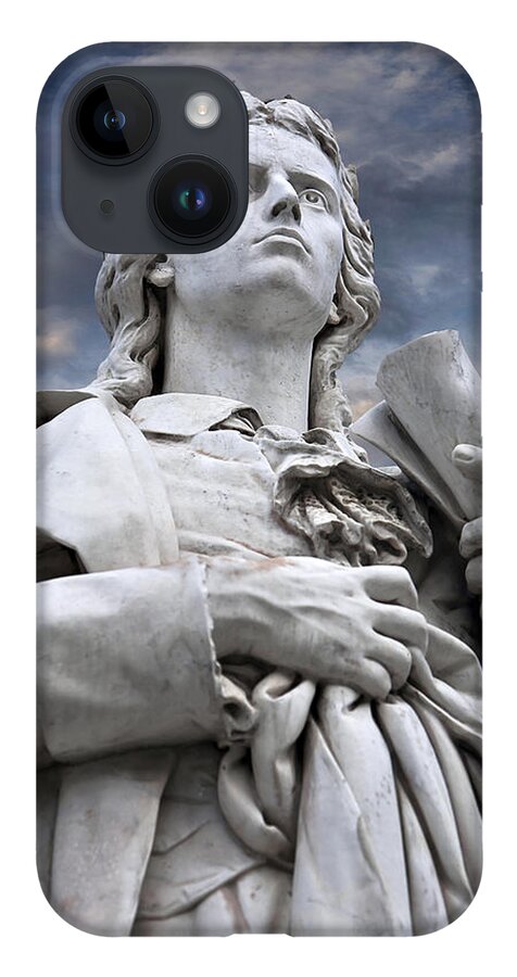 Endre iPhone Case featuring the photograph Schiller's Statue In Berlin by Endre Balogh