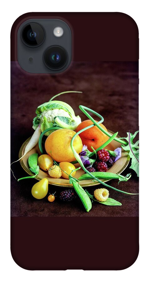 Seasonal Fruit And Vegetables iPhone Case
