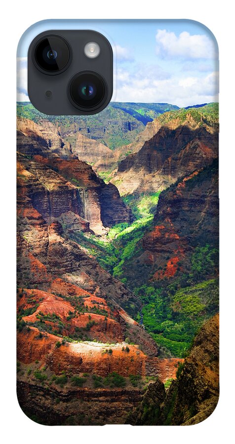 Canyon iPhone Case featuring the photograph Shadows of Waimea Canyon by Christi Kraft