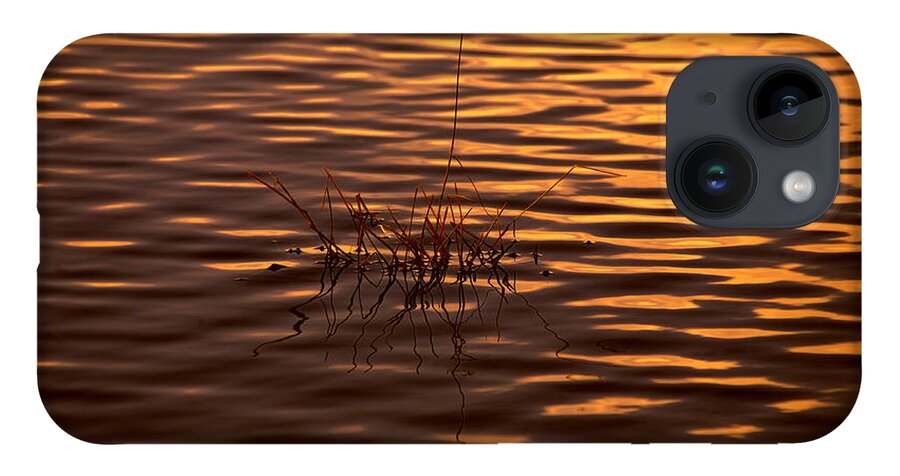 Rippled Water iPhone Case featuring the photograph Simple Sunset by Bonnie Bruno