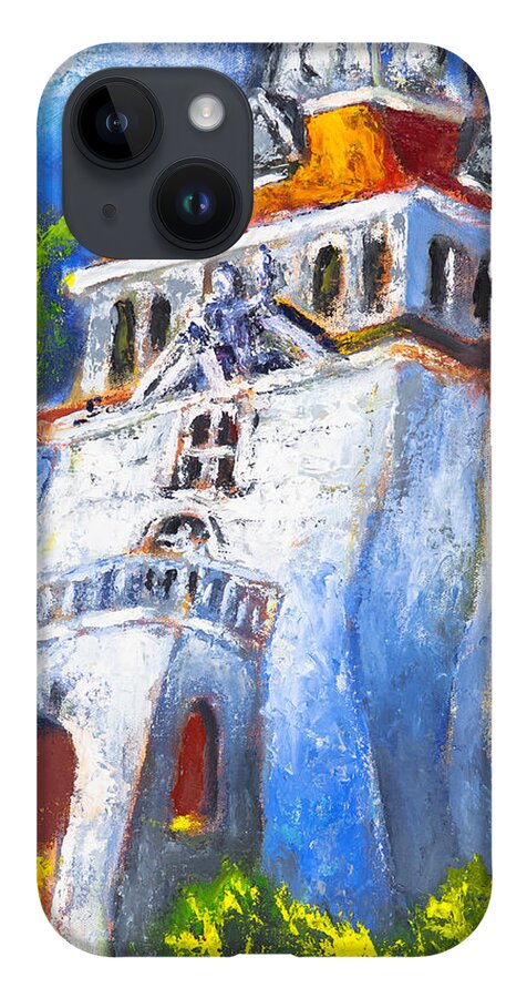 Benton County Courthouse iPhone Case featuring the painting Sitting In Judgement by Mike Bergen