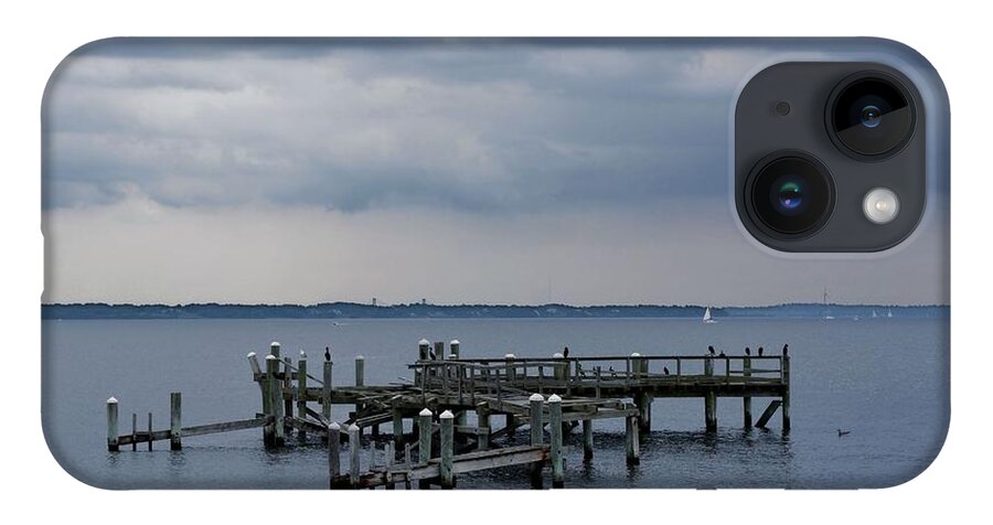 Dock iPhone 14 Case featuring the photograph Sitting on the Dock of the Bay by Tammie Miller