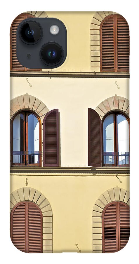 Window iPhone Case featuring the photograph Six Windows of Florence by David Letts