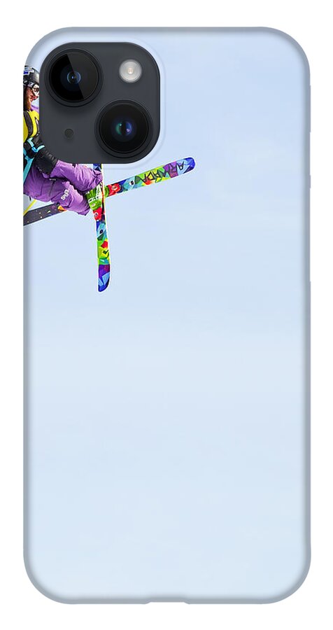 Skiers iPhone 14 Case featuring the photograph Ski X by Theresa Tahara