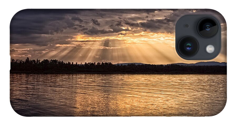 Bay iPhone 14 Case featuring the photograph Sky lights by Jakub Sisak
