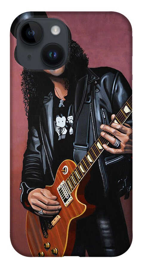 Slash iPhone 14 Case featuring the painting Slash by Paul Meijering