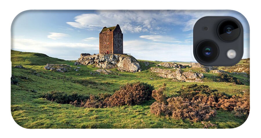 Tower iPhone Case featuring the photograph Smailholm Tower by Grant Glendinning