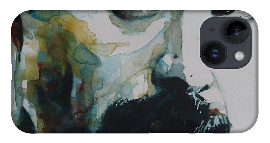 Rock And Roll iPhone 14 Case featuring the painting Freddie Mercury by Paul Lovering